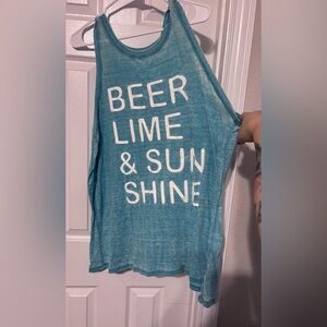 Torrid Teal Classic Fit Tank